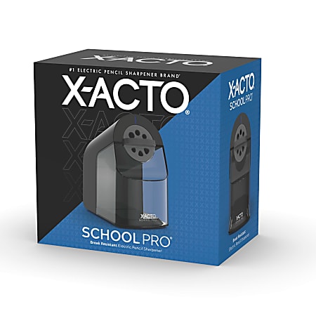 X ACTO School Pro Electric Pencil Sharpener Black - Office Depot