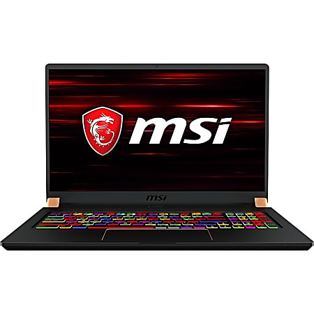 MSI GS75 Stealth-480 Laptop, 17.3" Full HD, Intel® Core™ i9-9880H, 32 GB Memory, 1 TB Solid State Drive, Windows®® 10 Pro