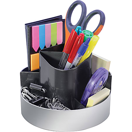 Kantek Rotating Desktop Organizer 4.4 Height x 6 Width Desktop