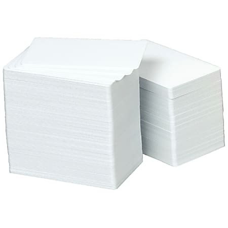 Zebra Premier Plus PVC Cards, 2.12" x 3.38", White, Pack Of 100