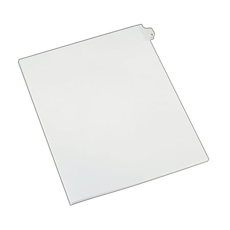Avery® Side-Tab Legal Index Exhibit Dividers, Tab Title 2, White, Pack Of 25