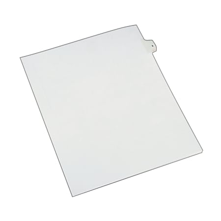 Avery® Side-Tab Legal Index Exhibit Dividers, Tab Title 5, White, Pack Of 25