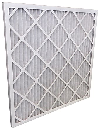 Tri-Dim HVAC Pleated Air Filters With Antimicrobial Protection, Merv 8, 24" x 30" x 1", Case Of 12
