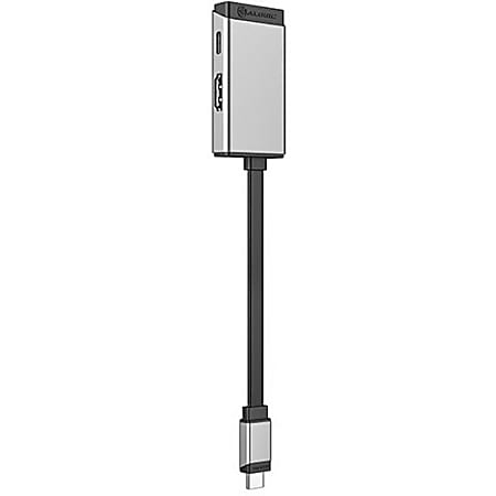 Alogic MagForce DUO Charge 2-IN-1 Adapter - 1x USB Type C - Male - 1x HDMI 2.0 Digital Audio/Video - Female, 1x USB Type C - ULCHDPDSGR