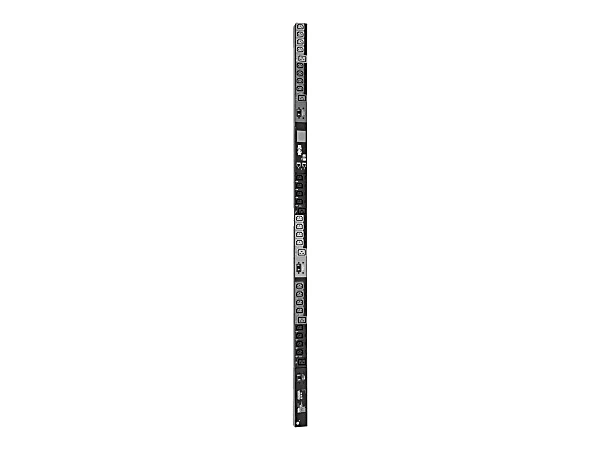Tripp Lite 10kW 3-Phase Switched PDU, LX Interface, 200/208/240V Outlets (24 C13/6 C19), LCD, NEMA L1 - PDU3EVSR10L1530