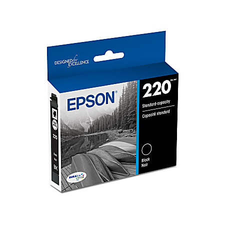 Epson&reg; 220 DuraBrite&reg; Ultra Black Ink Cartridge, T220120-S
