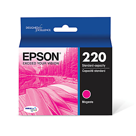 Epson® 220 DuraBrite® Ultra Magenta Ink Cartridge, T220320-S