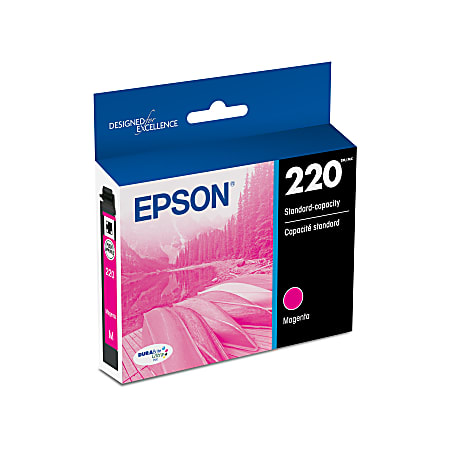 Epson&reg; 220 DuraBrite&reg; Ultra Magenta Ink Cartridge, T220320-S