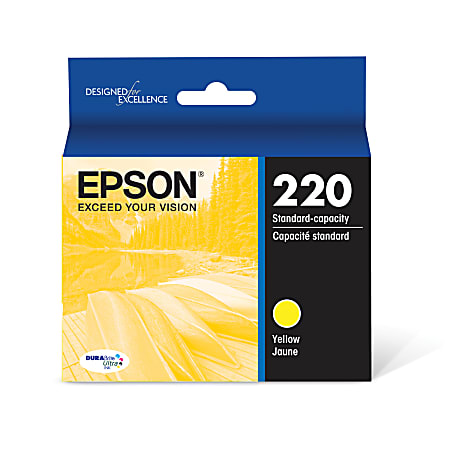 Epson® 220 DuraBrite® Ultra Yellow Ink Cartridge, T220420-S