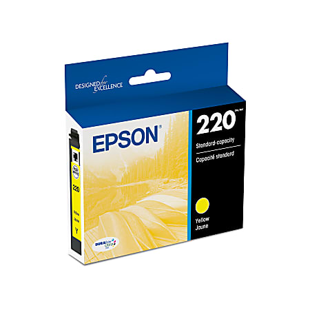 Epson® 220 DuraBrite® Ultra Yellow Ink Cartridge, T220420-S