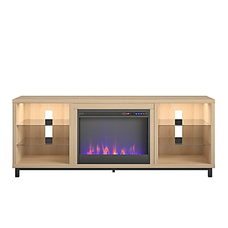 Ameriwood Home Lumina Deluxe Fireplace TV Stand - Thumbnail 4