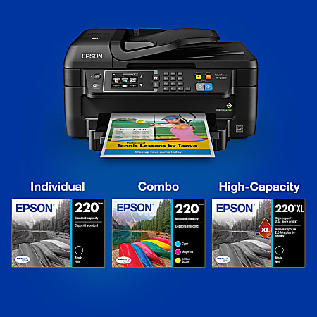Remanufactured Black High-Yield Ink, Replacement for 220XL (T220XL120-S), 500 Page-Yield, Ships in 1-3 Business Days Remanufactured Black High-Yield Ink, Replacement for 220XL (T220XL120-S), 500 Page-Yield, Ships in 1-3 Business Days