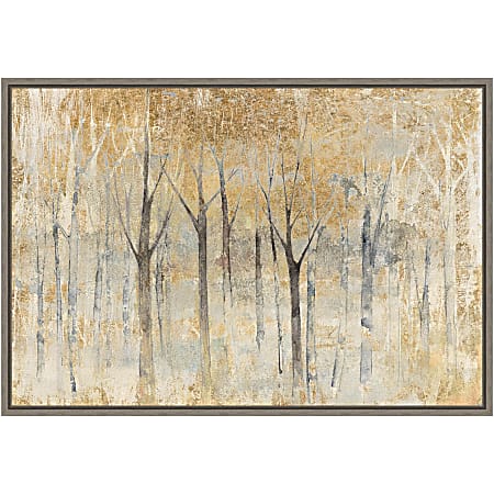 Amanti Art Seasons End Gold by Avery Tillmon Framed Canvas Wall Art Print, 16”H x 23”W, Greywash
