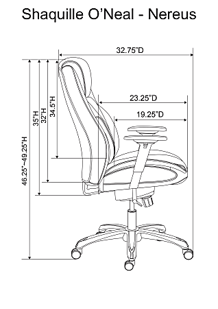 Nereus high back executive chair sales