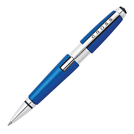 Cross® Edge Gel Rollerball Pen, Medium Point, 1.0 mm, Assorted Barrels, Black Ink