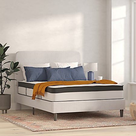 Flash Furniture Capri Mattress, Queen Size, 12”H x 60”W x 80”D, White