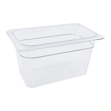 Cambro 1/4 Size Camwear Food Pan 6" x 7" x 11", Clear