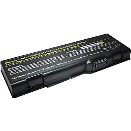 eReplacements Premium Power Products Replacement Battery For Select Dell Laptop Computers, 6600 mAh, 312 0339 ER