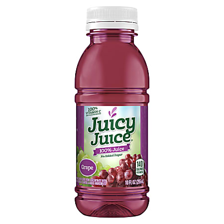 Juicy Juice Grape Juice, 10 Oz, Pack Of 24