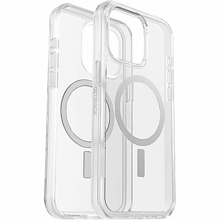 OtterBox Symmetry Magsafe Smartphone Case, For Apple iPhone 15 Pro Max, Clear