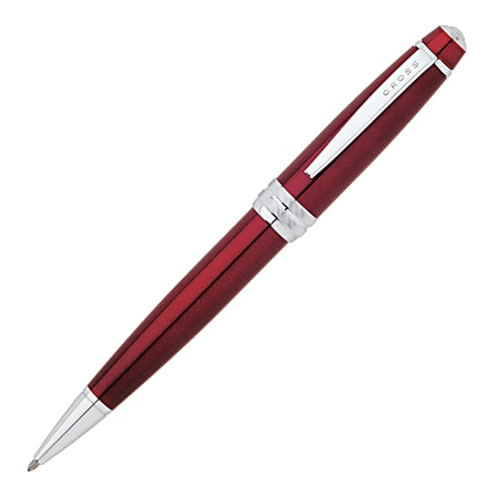 Cross® Bailey Ballpoint Pen, Medium Point, 1.0 mm, Red Barrel, Black Ink