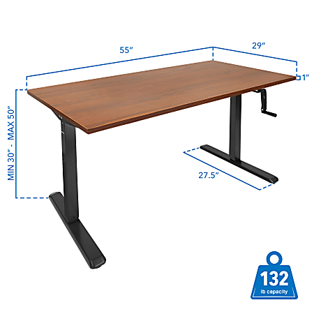 Home depot crank shop desk