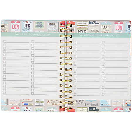 Markings by C.R. Gibson Leatherette Spiral Bound Journal 5
