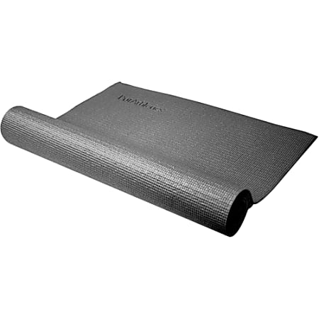 PurAthletics 5mm Studio Grade Yoga Mat with Carry Strap - Yoga - 68" Length x 24" Width x 0.20" Thickness - Rectangle - Polyvinyl Chloride (PVC), Cotton - Teal