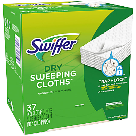 Swiffer® Refills, Sweeper Duster, Fresh Scent, White, Pack Of 37 Refills