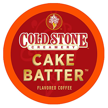 Cold Stone Creamery Enticing Cake Batter Flavor Single-Serve Coffee K-Cup®, Carton Of 24