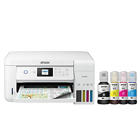 Epson® Expression® ET-2760 EcoTank® Wireless Inkjet All-In-One Color Printer