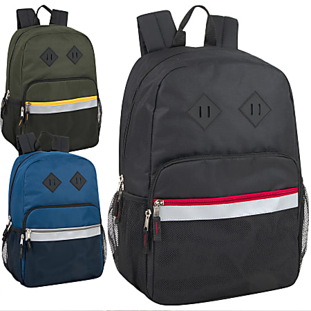 Black reflective backpack hotsell