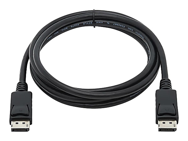 Tripp Lite Safe-IT DisplayPort Cable Antibacterial Latching Connectors, 6'