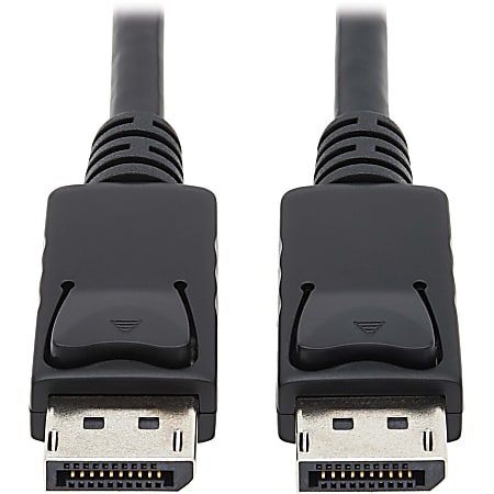 Eaton Tripp Lite Series Safe-IT High-Speed DisplayPort Antibacterial Cable with Latching Connectors (M/M), UHD 4K 60 Hz, 6 ft. (1.83 m) - P580AB006