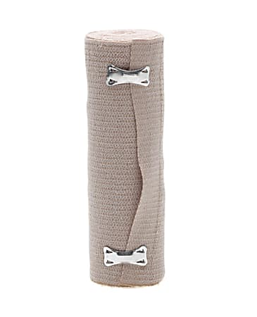 Medline Soft-Wrap Sterile Elastic Bandages, 6" x 5 Yd., Tan, Pack Of 20