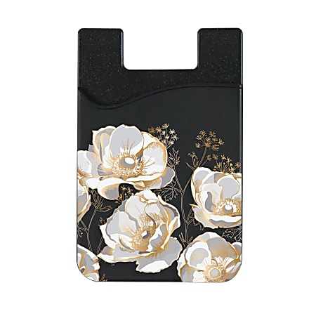 OTM Essentials Mobile Phone Wallet Sleeve, 3.5"H x 2.3"W x 0.1"D, Water Lillies, OP-TI-Z118A