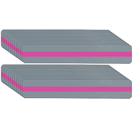 Ashley Productions Sentence Strip Reading Guide, 1-1/4" x 7-1/4", Pink, Pack Of 24 Guides