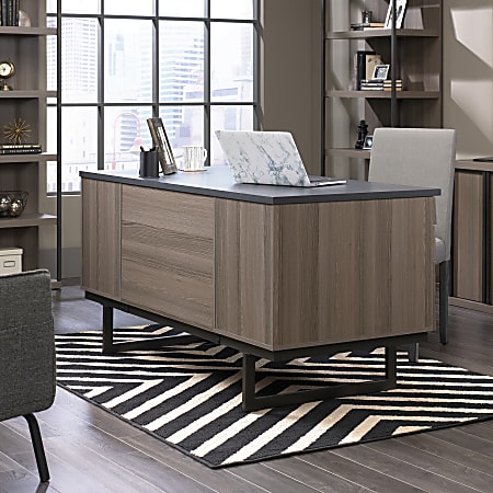 Sauder shoal creek shop desk diamond ash