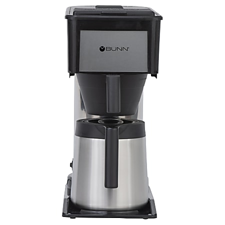 Bunn BTX ThermoFresh 10 Cup Thermal Coffee Brewer BlackStainless
