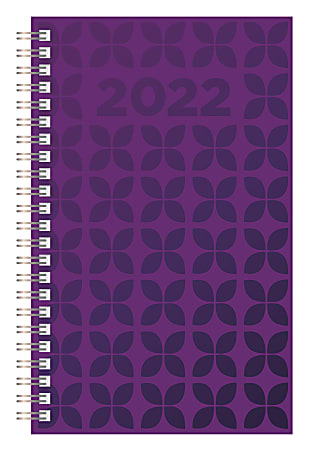 Office Depot® Brand Weekly/Monthly Planner, 5" x 8", Bold Varnish, January to December 2022, NW558PPB