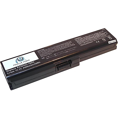 Compatible 6 cell (4400 mAh) battery for Toshiba Satellite L515; M300; M305; M500; T110; T130; U400