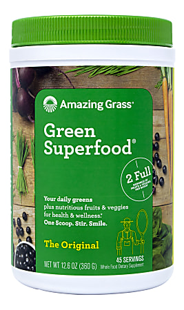 Amazing Grass Green Superfood Original Dietary Supplement, 12.6 Oz
