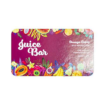 Full Color High Gloss Business Cards, 16 pt.