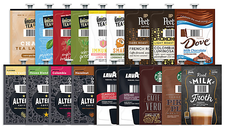 Flavia Large Coffee Starter Kit Variety Office Depot