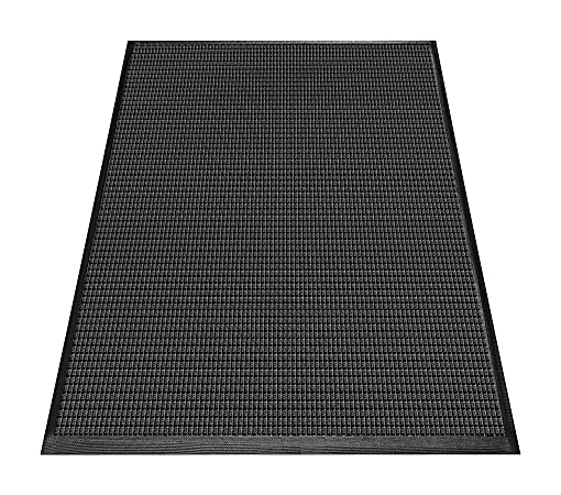 Crown Super-Soaker Wiper Mat, 36" x 60", Charcoal