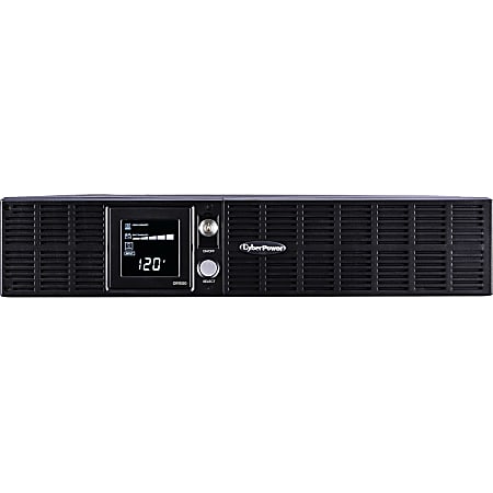 CyberPower OR1500LCDRT2U Smart App LCD UPS Systems - 1500VA/900W, 120 VAC, NEMA 5-15P, 2U, Rack/Tower, 8 Outlets, LCD, $300000 CEG- OR1500LCDRT2U