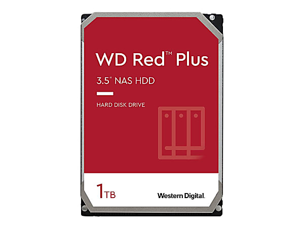 Western Digital® Red 1TB Internal Hard Drive For NAS, 64MB Cache, SATA/600, WD10EFRX