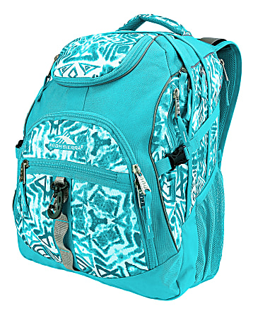 HIGH SIERRA® Access Backpack With 17" Laptop Pocket, Teal Shibori