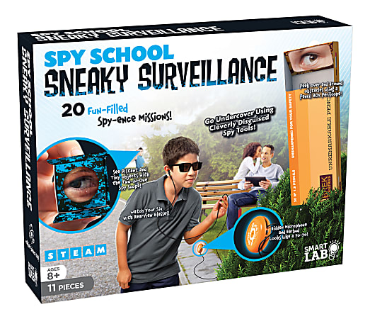 SmartLab Toys QPG Labs For Kids, Spy School: Sneaky Surveillance, Grades 3-8