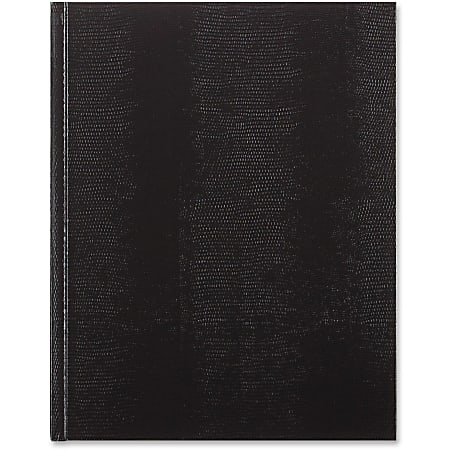 Silverpoint® Leatherette Journal, Black, 120 Dot Ruled Sheet